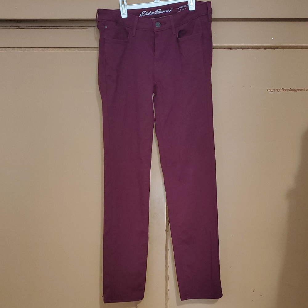 Eddie Bauer Deep Red Trousers